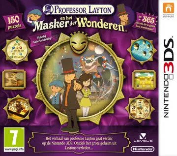Professor Layton en het Masker der Wonderen (Netherlands) box cover front
